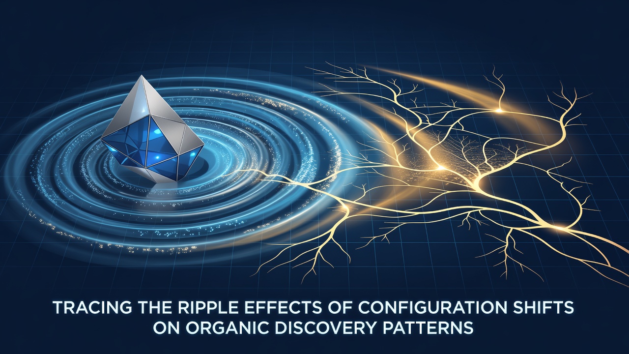 Tracing the Ripple Effects of Configuration Shifts on Organic Discovery Patterns